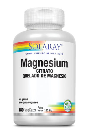 Solaray Big Magnesium Citrate 180 Vcaps