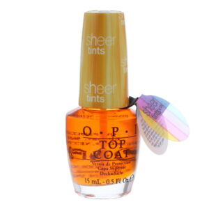 Opi Sheer Tints Top Coat 15ml   Im Never Amberrassed Nts01