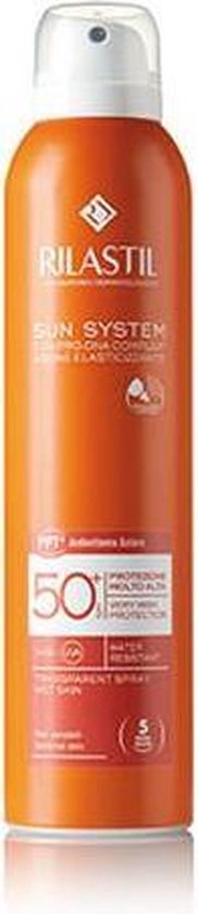 Body Zonnebrandspray Rilastil Sun System Transparant Spf 50+ (200 ml)