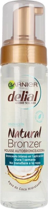 Zelfbruinende Mousse Natural Bronzer Garnier Natural Bronzer 200 ml