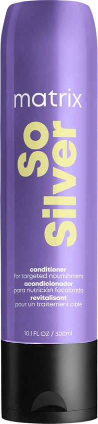 Matrix So Silver Conditioner – Herstelt en verzorgt blond, wit en grijs haar – 300 ml