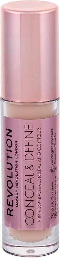 Makeup Revolution - (Conceal & Define Concealer) 3.4 ml odstín C4 -