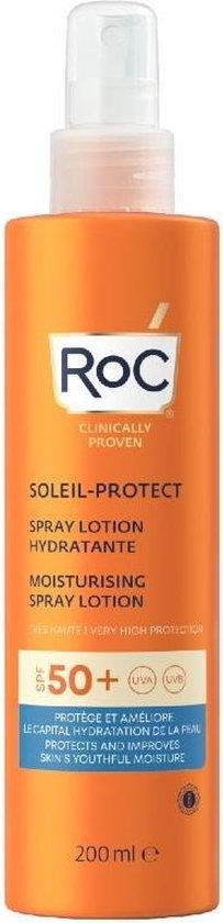 Roc ProtecciOn Solar Spray Hidratante Spf50 200 Ml