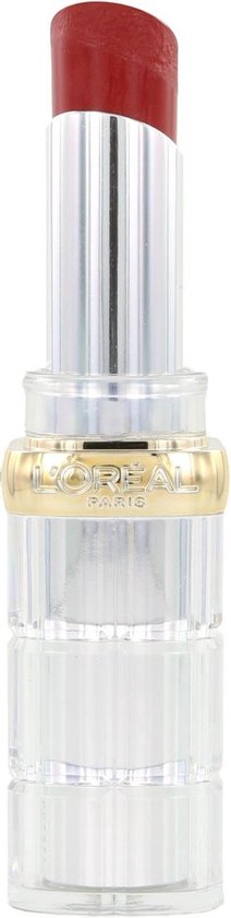 L'Oréal Paris Glow Paradise Balm-In-Lipstick - Verzorgende Lippenstift met Glanzende Finish met Granaatappelextract en Squalaan - 350 Rouge Paradise - Rood - 3,8gr