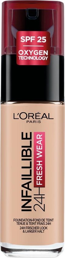 L’Oréal Paris Infaillible 32H Fresh Wear Foundation - 110 Rose Vanilla - Langhoudende Foundation met SPF