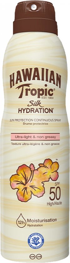 Zonnebrand Spray Silk Hydration Hawaiian Tropic Hydraterend Spf 50 (220 ml)