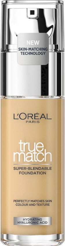 L’Oréal Paris True Match Foundation - Natuurlijk dekkende foundation met Hyaluronzuur en SPF 16 - 2D/W - 30 ml