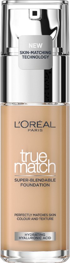 L’Oréal Paris True Match Foundation - Natuurlijk dekkende foundation met Hyaluronzuur en SPF 16 - 3R/C -30 ml
