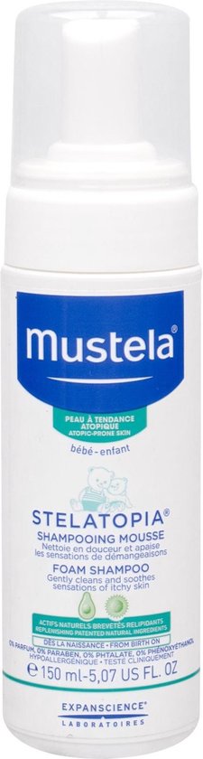 Shampoo Stelatopia Mustela Schuim Baby (150 ml)