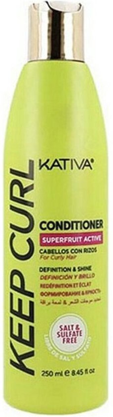 Conditioner voor Gedefinieerde Krullen Kativa Keep Curl (250 ml)