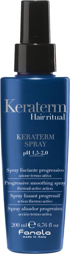 Fanola Keraterm Hair Ritual Spray 200ml voor gestraight haar