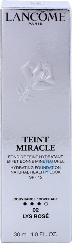 Lancôme Teint Miracle Foundation 30 ml - 02 Lys Rosé - SPF 15