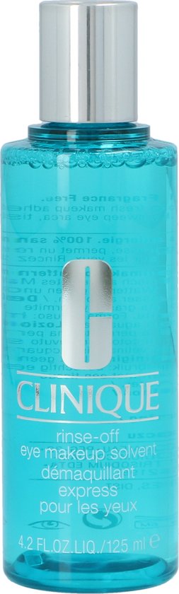 Clinique Cleansers Rinse Off Eye Makeup Solvent Lotion Alle Huidtypen 125ml