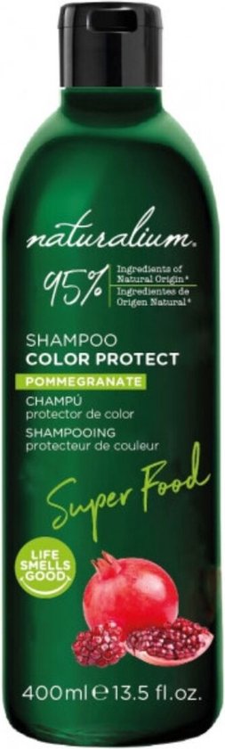 Shampoo Kleurversterking Naturalium Super Food Granaatappel 400 ml