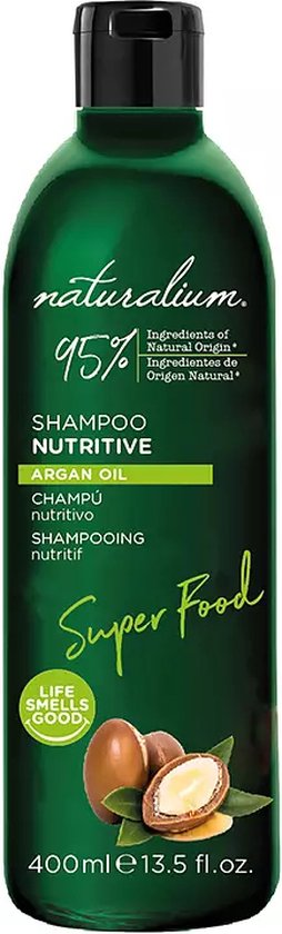 Voedende Shampoo Naturalium Super Food Arganolie 400 ml