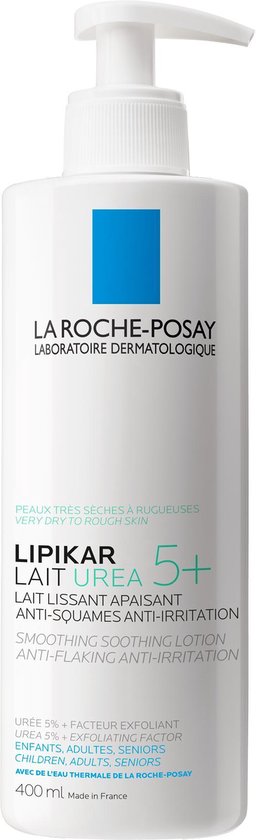 La Roche posay Lipikar Lait Urea 5  Melk Schilfertjesruwe Huid 400ml