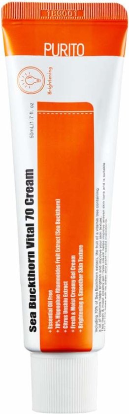 Hydraterende Gezichtscrème Purito Sea Buckthorn Vital 70 (50 ml)