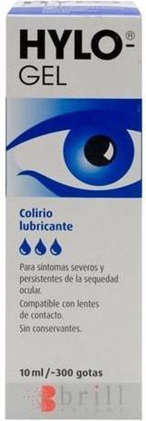 Brill Pharma Hylo Gel Lubricant Eye Drops 10ml