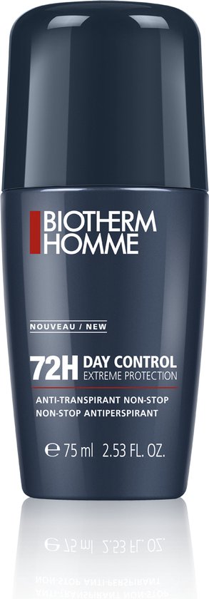 Biotherm Homme Day Control 72h Day Control Non Stop Antiperspirant Roll on Alle Huidtypen 75ml