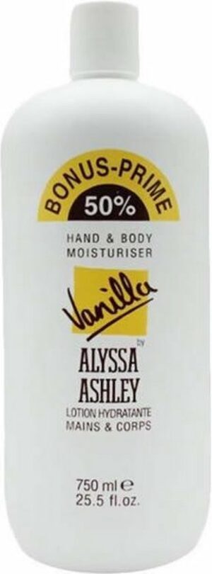 Vanilla Hand And Body Moisturiser By Alyssa Ashley 750 Ml