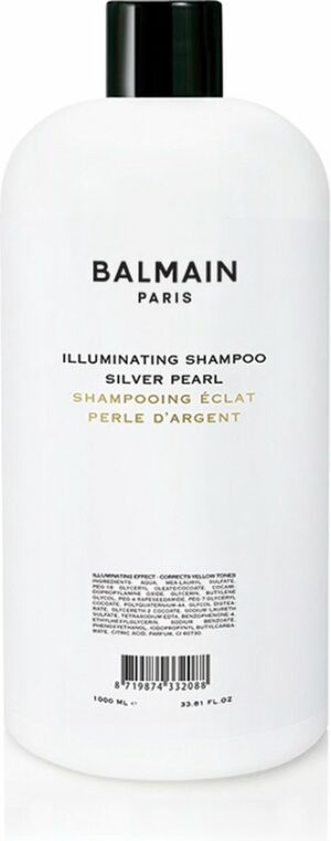 Illuminating Shampoo Silver Pearl kleurcorrigerende shampoo voor blond en grijs haar 1000ml