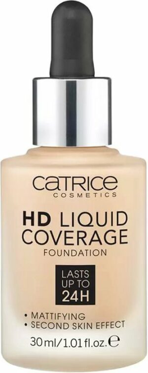 Catrice Hd Liquid Coverage Foundation Lasts Up To 24h #046-camel Beige 30 Ml