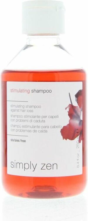 Simply Zen stimulating shampoo 250 ml - Normale shampoo vrouwen - Voor Alle haartypes