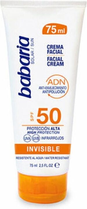 Gezichtszonnecrème SOLAR ADN INVISIBLE Babaria Solar Adn Invisible Spf 50 (75 ml) 75 ml Spf 50