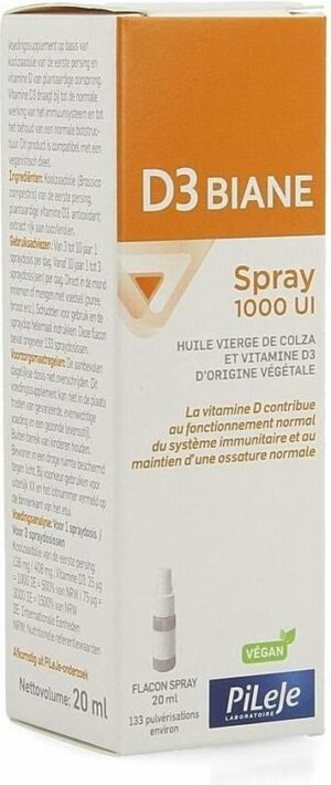 Pileje D3 Biane Spray 1000UI 20ml