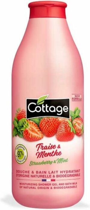 Cottage Moisturizing Shower Milk Strawberry  Mint 750ml