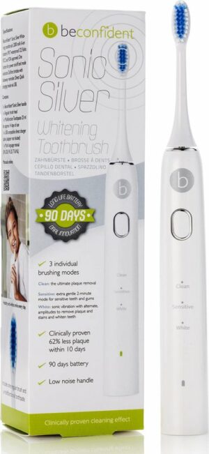 Elektrische tandenborstel Beconfident Sonic Silver