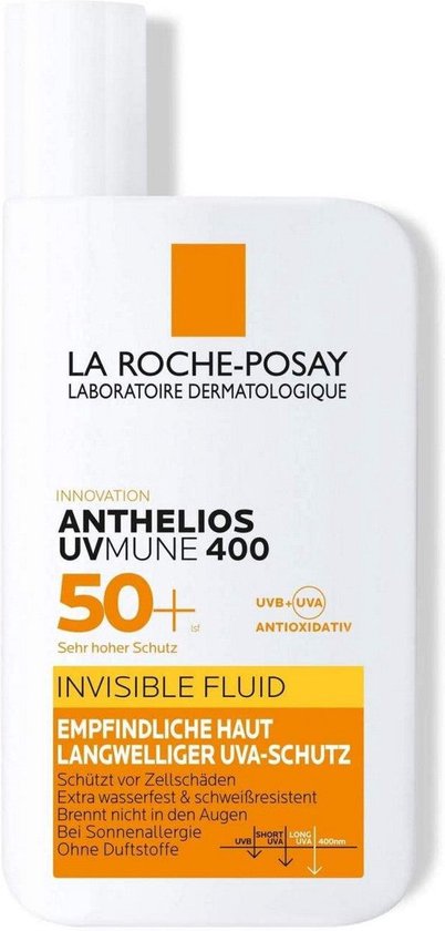 La Roche Posay Anthelios Uvmune 400 Invisible Fluid Sfp50+ 50 Ml By La Roche-posay 50 Ml