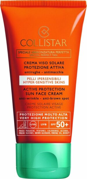 Collistar Active Protection Sun Face Cream - SPF 50 - Zonnecreme - 50 ml