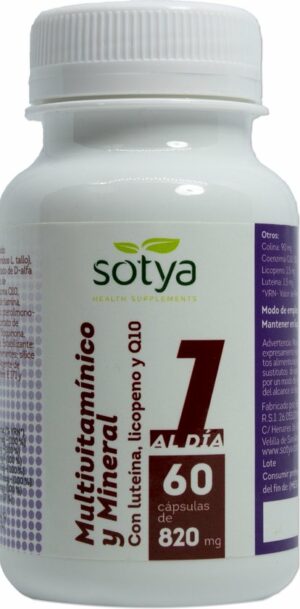 Sotya Multivitaminico Y Mineral 820mg 60 Cap