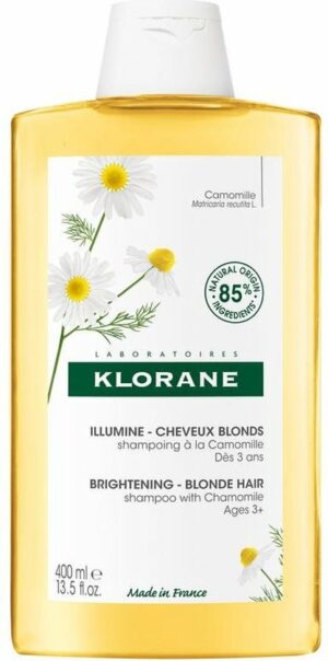 A La Camomile Illuminating Shampoo Blonde Reflections By Klorane 400 Ml