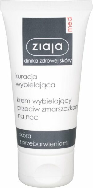 Ziaja - Whitening Anti-Wrinkle - Noční pleťový krém