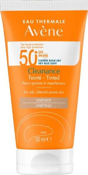 Zonnebrandcrème met Kleur Avene Cleanance SPF 50+ 50 ml