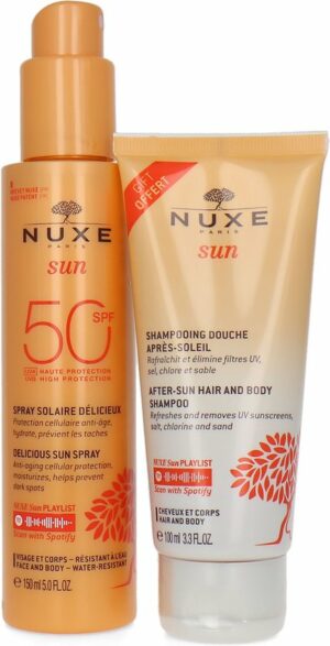 Sun Spray Delicious Face And Body Spf50 Lot 2 Pcs By Nuxe 2 Pcs