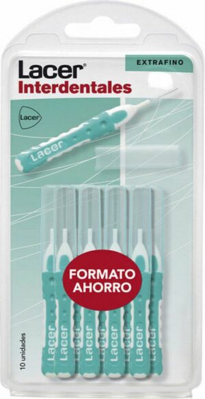 Interdentale Tandenborstel Lacer (10 uds) Recht Zeer fijn