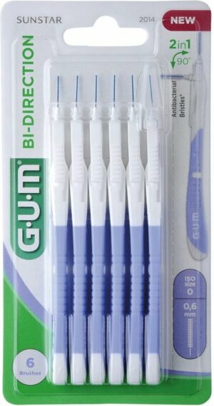 GUM Bi-Directions 0.6 mm 6 stuks