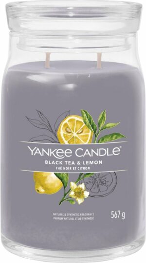 Yankee Candle - Black Tea & Lemon Signature Large Jar