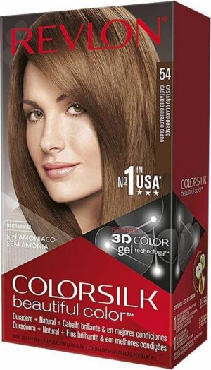 Dye No Ammonia Colorsilk Revlon Colorsilk Light Golden Brown (1 Unit)
