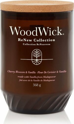 WoodWick ReNew Cherry Blossom & Vanilla Large Candle