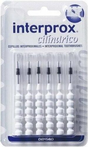 Interprox Cylinder Toothbrush 6 Units 4gr