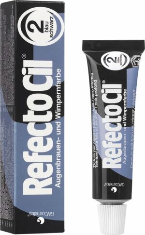 RefectoCil Wimper- en Wenkbrauw verf - Blauw-zwart nr. 2 - 15 ml