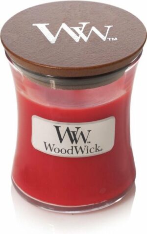Woodwick Crimson Berries Mini Candle - Geurkaars
