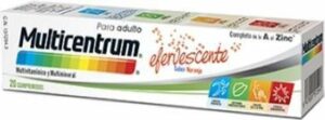 Multicentrum Effervescent Orange Flavor 20 Tablets