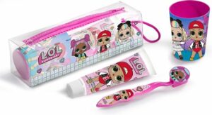 LOL Surprise toilettasje - incl tandenborstel - tandpasta - beker