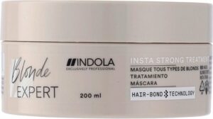 Indola Blonde Expert Insta Strong Treatment 200ml - Haarmasker droog haar - Haarmasker beschadigd haar