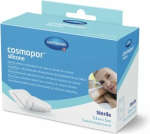 Dermaplast Silicone Zelfklevend Wondverband 7,2 x 5 cm 5 stuks